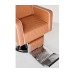 Scaun frizerie HOLLAND cu bază cromată, pompă hidraulică și tapițerie piele ecologică – mobilier barber premium