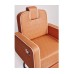 Scaun frizerie HOLLAND cu bază cromată, pompă hidraulică și tapițerie piele ecologică – mobilier barber premium