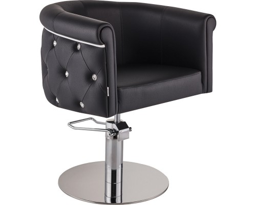 Mobilier Coafor - Scaun coafor OBSESSION cu cristale SWAROVSKI Scaun coafor OBSESSION cu cristale SWAROVSKI, luxos, stil vintage, pompă hidraulică reglabilă - mobiliersalon.ro