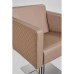 Mobilier Coafor - Scaun coafor QUADRO Scaun coafor QUADRO cu design pătrat, pompă hidraulică și bază metalică, mobilier salon profesional – mobiliersalon.ro
