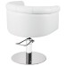 Mobilier Coafor - Scaun coafor REFLECTION Scaun coafor REFLECTION elegant, rotund, cu pompă hidraulică și bază metalică, mobilier salon profesional – mobiliersalon.ro
