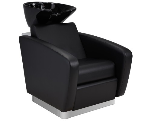 Unitate de spălat RIALTO de LUX pentru saloane, cu vas ceramic adânc și opțiuni de masaj și extensie electrică