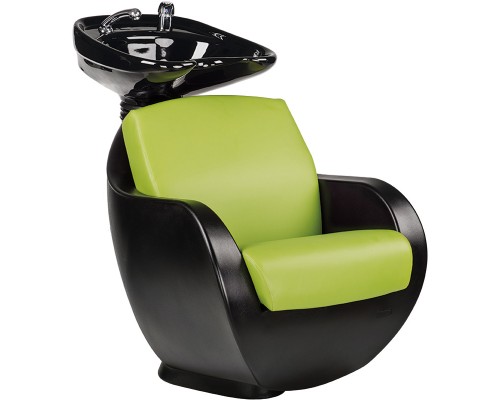 Mobilier Coafor - Unitate de spalat THOMAS Unitate de spălat coafor THOMAS – mobilier salon profesional cu vas ceramic adânc și tapițerie din piele ecologică