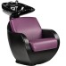 Mobilier Coafor - Unitate de spalat THOMAS Unitate de spălat coafor THOMAS – mobilier salon profesional cu vas ceramic adânc și tapițerie din piele ecologică