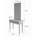 post-lucru-coafor-linea-i-mobiliersalon.jpg Post de lucru coafor LINEA I de perete, cu oglindă și dulap cu sertar din MDF mat sau lucios, design modern | mobiliersalon.ro