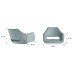 Mobilier Coafor - Scaun coafor MAREA Scaun coafor MAREA cu piele ecologică, pompă hidraulică reglabilă și bază metalică, confort și eleganță pentru salon