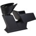 Mobilier Coafor - Unitate de spalat ROTO Unitate de spălat ROTO cu bază neagră, vas ceramic și scaun din piele ecologică - mobiliersalon.ro