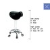 Mobilier Salon - Scaun stylist SADDLE Mobilier Salon - Scaun stylist SADDLE