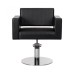 Scaun coafor SIRIO cu design pătrat, spătar drept și pompă hidraulică, mobilier salon profesional – mobiliersalon.ro