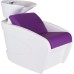 Unitate de spălat coafor VANITY WHITE – mobilier salon profesional cu vas ceramic adânc și structură din polietilenă