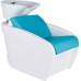 Unitate de spălat coafor VANITY WHITE – mobilier salon profesional cu vas ceramic adânc și structură din polietilenă