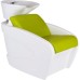 Unitate de spălat coafor VANITY WHITE – mobilier salon profesional cu vas ceramic adânc și structură din polietilenă