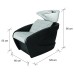 Unitate de spălat coafor VANITY WHITE – mobilier salon profesional cu vas ceramic adânc și structură din polietilenă