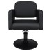 scaun coafor negru argo Scaun profesional coafor negru cu hidraulic și bază disc.